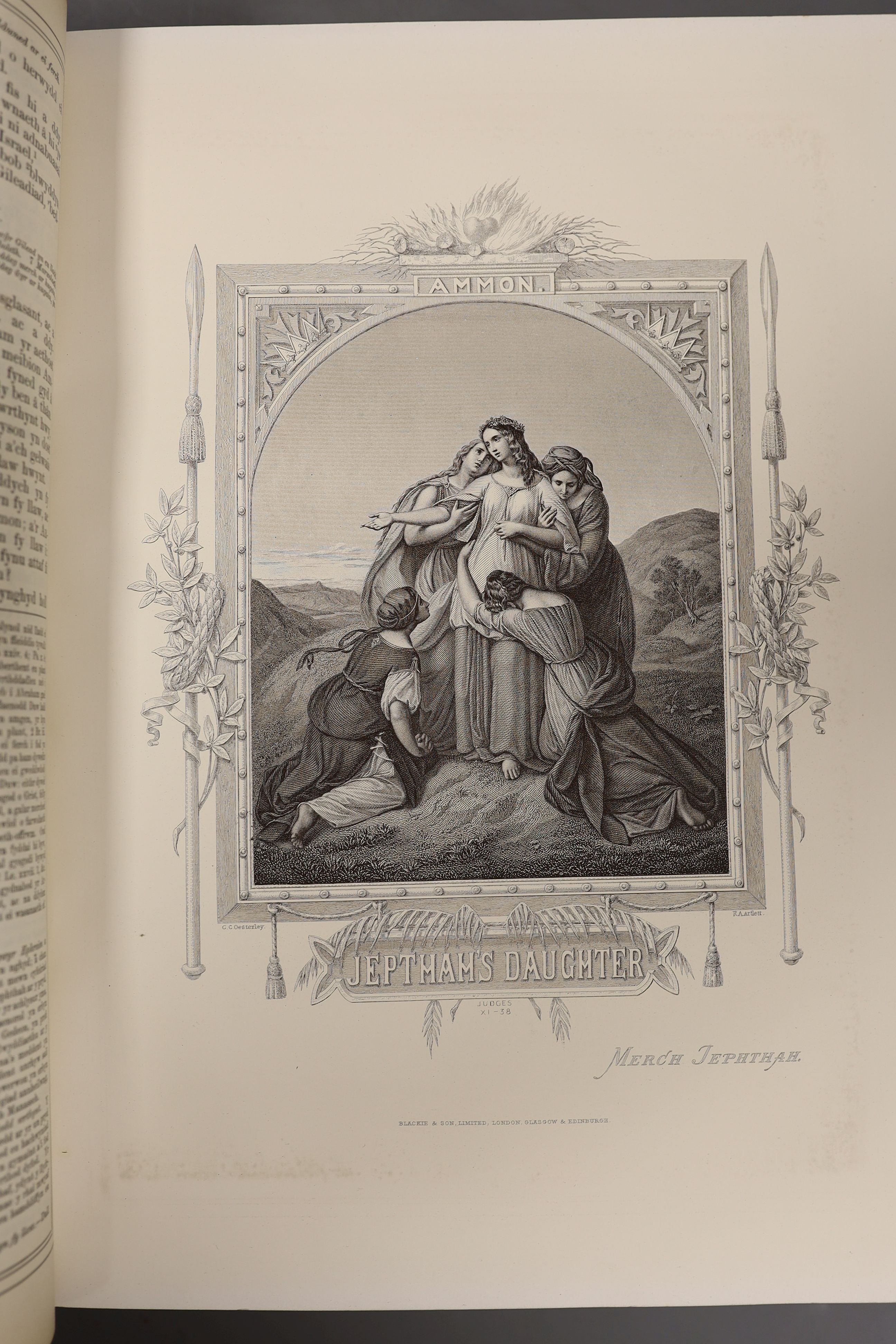 Victorian Welsh Bible 